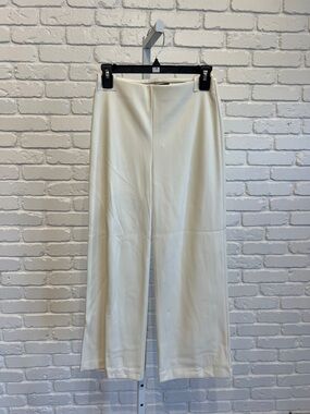 Fifteen Twenty Ivory Wide-Leg Trousers